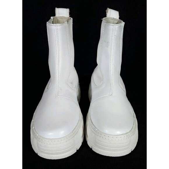 Viron 1997 Chelsea Boots Size 37 US 6 Womens White - Picture 4 of 16